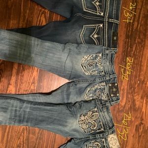 3 pairs Miss Me Jeans